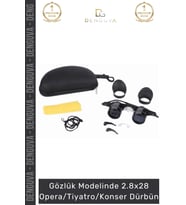 #Dürbün Profesyonel Gözlük Tipi Hands Free Eller Serbest Optik Lens Opera Tiyatro Konser Dürbün