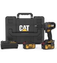 Cat Dx12.2 18 Volt/4.0Ah Li-Ion Çift Akülü Kömürsüz Profesyonel Şarjlı Darbeli Matkap (Çok Renkli)