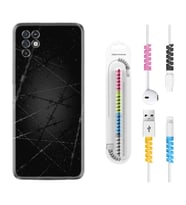 INFINIX Note 11 Pro Note 10 Hot 9 Play Kılıf Kablo Koruma Spiral Silikon Dikenli Tel 1779