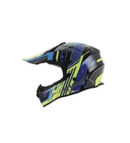 Meteor Full Face Tam Korumalı Kask (XL/61-62cm) Sarı - Mavi