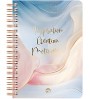 Marble Spiralli Defter Kareli Inspiration 17x24 cm