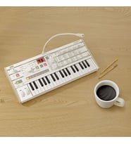 Korg MICROKORG-S Dahili Hoparlörlü Analog Modeling Synthesizer - Beyaz