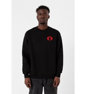 Cobra Kai Logo Siyah Erkek 2ip Sweatshirt