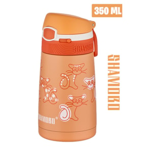 Renkli Çocuk Paslanmaz Çelik Pipetli Termos 350 ml, BPA İçermez