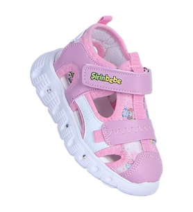 Şirin Genç Şg10 Pembe Işıklı Kız Çocuk Sandalet