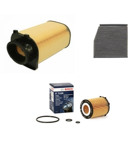 Bosch Filtre Bakım Seti Mercedes E200 W213 2016+ Benzin  Hava + Yağ F. + Polen Filtre Bosch