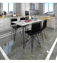 Knsz masa sandalye takımı hem75mazlum byzsyh 100*070 sm 4 sandalye syhsyh sırt minderli (Karışık)