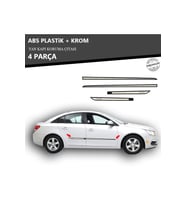 CHEVROLET CRUZE YAN KAPI KORUMA ÇITASI PLASTİK + KROM