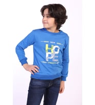 Toontoy Erkek Çocuk Baskılı Sweatshirt (Saks)