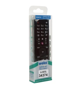 WEKO KL VESTEL-SEG-REGAL YUVARLAK GÖBEK MİNİ LCD LED TV KUMANDA (40143=34374)