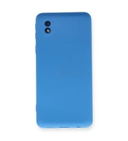 Samsung Galaxy A01 Core Kılıf Nano İçi Kadife Silikon - Mavi