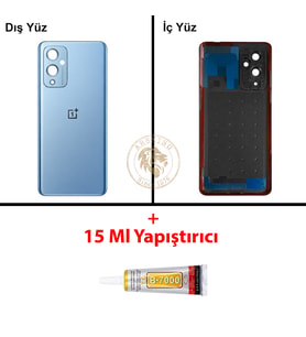 One Plus Yapıştırıcı One Plus 9 Mavi Yapıştırıcı B-7000 Yapıştırıcı Arka Kapak Arka Cam Batarya Kapağı Lazer Kesim Kapak Pil Kapağı Back Cover