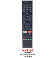 VESTEL RC 43157 NETFLIX-YOUTUBE PLAY TUŞLU LCD-LED TV KUMANDA