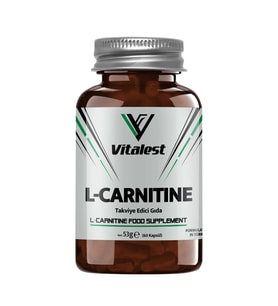 Vitalest L-Carnitine 53 g 60 Kapsül Takviye Edici Gıda