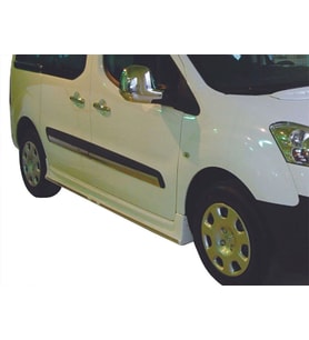 Citroen Berlingo Uyumlu 2 Marşpiyel Kromlu 2 Parça Fiber 2008 Ve Sonrası