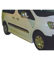 Citroen Berlingo Uyumlu 2 Marşpiyel Kromlu 2 Parça Fiber 2008 Ve Sonrası