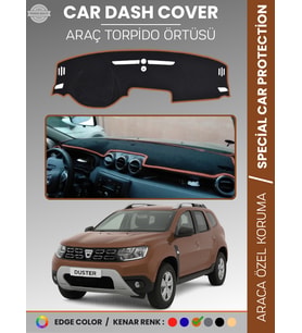 DACIA DUSTER (2018-2020) Torpido Örtüsü Ön Göğüs Koruma Torpido Koruma Çatlamayı Engeller Tam Uyum
