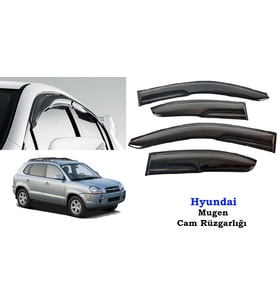 Hyundai Tucson Mugen Cam Kenar Rüzgarlığı 2004-2012