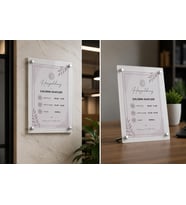 MİNİ OFİS GİRİŞ TABELASI PREMIUM KİŞİYE ÖZEL BASKILI