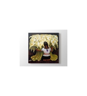 Diego Rivera - Vendedora Alcatraces Tablo - 106178 - 70x70 Cm