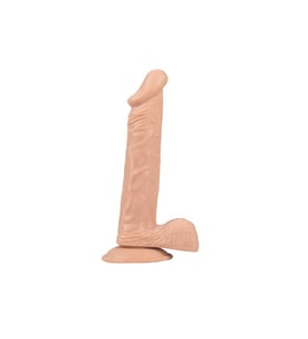 24 cm Vantuzlu Realistik Penis anl Vajinal Dildo