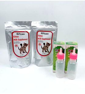 Yavru Kedi Süt Tozu 2 adet + 60ml Biberon 2 adet
