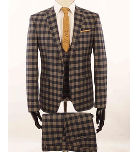 Jan Carlucci Slimfit Yelekli Drop 6 Takım