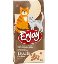 Enjoy Tavuklu Yetişkin Kedi Maması 15 Kg