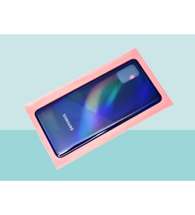 Tkgz - Samsung Galaxy A31 A315 Arka Kapak Batarya Kapağı - MAVİ