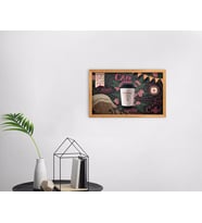 BK Home Coffee Tasarımlı Dekoratif Retro Ahşap Tablo-38