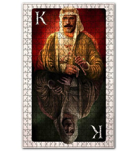 Cakapuzzle Hayelet ve Ölüm İskambil Kartları Görseli Puzzle Yapboz MDF (Ahşap) (120 Parça)
