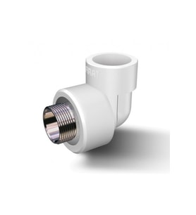 Pprc 25mm-3/4" Dış Dişli Dirsek