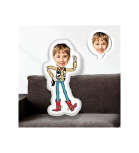 Kişiye Özel Fotoğraflı Kovboy Red Kid Yastık 115598 50 cm