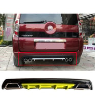 Fiat Fiorino Sarı Difüzör Çiftli Kare Egzoz Görünümlü D Tip Difizör