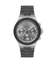 Ferrucci Füme Renk Fonksiyonları Aktif 43 mm Kasa Çap Erkek Kol Saati (Koyu Füme)