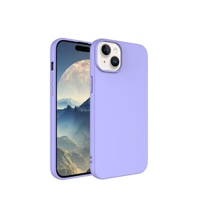 Apple iPhone 15 Uyumlu Kılıf Zore LSR Lansman Kapak (Lila)