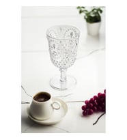 Akrilik Şeffaf Tekli Kadeh & Su Meşrubat Kahve Yanı Bardağı 450 ml ( Cam Değildir )