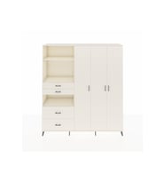 Hyperion Gardrop 12 Raflı 4 Çekmeceli Tek Askılı 220x44x243 Aytaşı-Aytaşı/Aytaşı