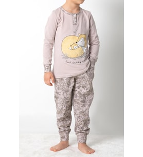 DoReMi Pink Lover Kız Çocuk Pijama Takımı (Vizon)