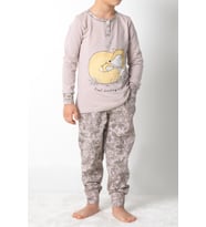 DoReMi Pink Lover Kız Çocuk Pijama Takımı (Vizon)