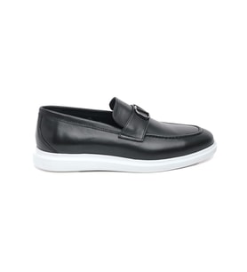 Hakiki Deri Erkek Loafer Ayakkabı (Siyah)