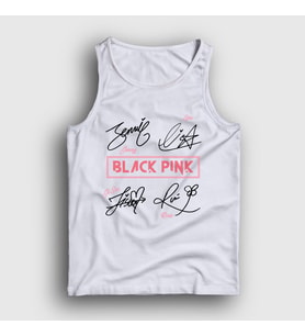 Presmono Unisex Beyaz Tanda Tangan Blackpink Atlet 294080tt (Beyaz)