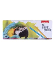 Bruynzeel Kuru Boya Kalemi 45 Renk Metal Kutu Parrot 