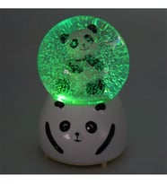 Panda Büyük Boy Püskürtmeli Işıklı Müzikli Kar Küresi