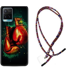 Vivo Y11S Y21S Y20 Y20S Y70 Kılıf Boyun Asklı Rasta Silikon Boks Eldiveni 1763