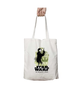 Star Wars Rougue One iki Tarafı Kalıcı Baskılı Yıkanabilir Çanta