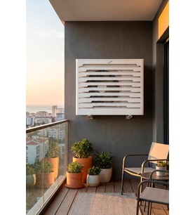 Klima Motoru/Dış Ünite Gizleme/Koruma Kafesi L 120x62x110(H) Radius