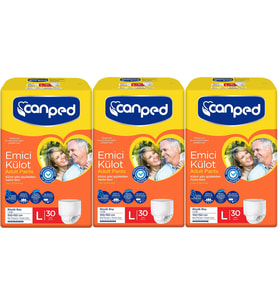 Canped Emici Külot Hasta Bezi Dev Eko Pk 90 Adet Büyük (3PK*30)