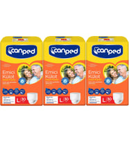 Canped Emici Külot Hasta Bezi Dev Eko Pk 90 Adet Büyük (3PK*30)