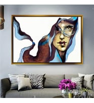 Altın Çerçeveli dekoratif tablo l861 (Gold)